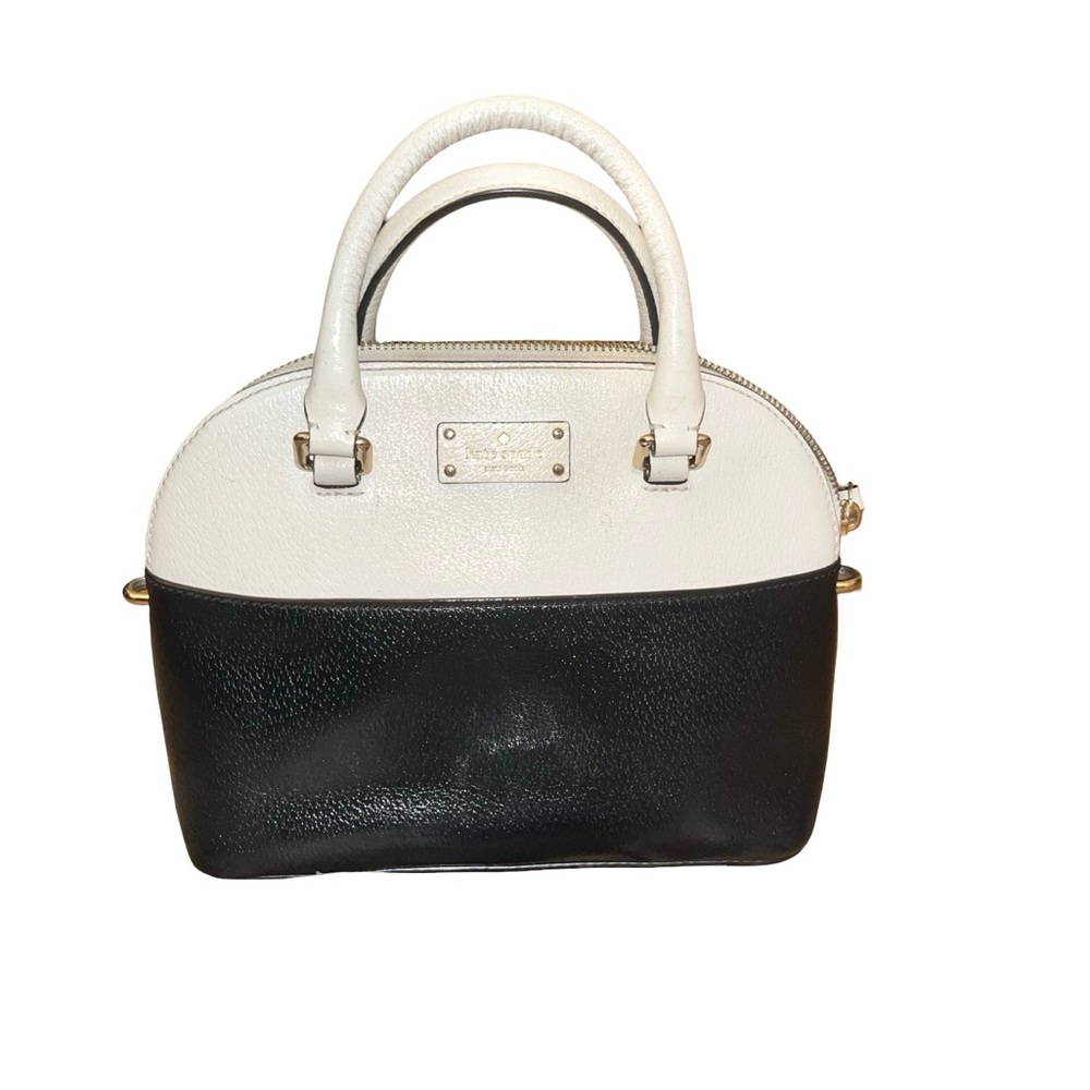 Elegant Black and White Kate Spade Carli Handbag
